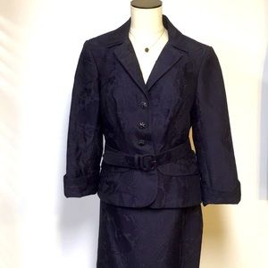 Kay Unger New York Size 12 3pc Suit Excellent Cond